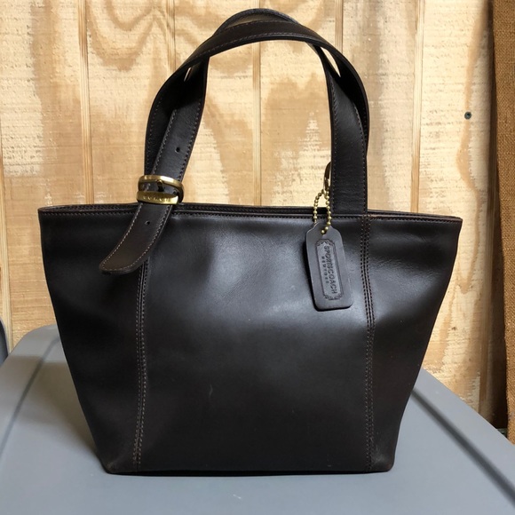 Coach Handbags - RARE SportsCoach All leather NEW YORK bag